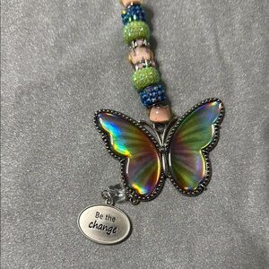 Holographic Butterfly Rear View Mirror Hanger for Car or Truck